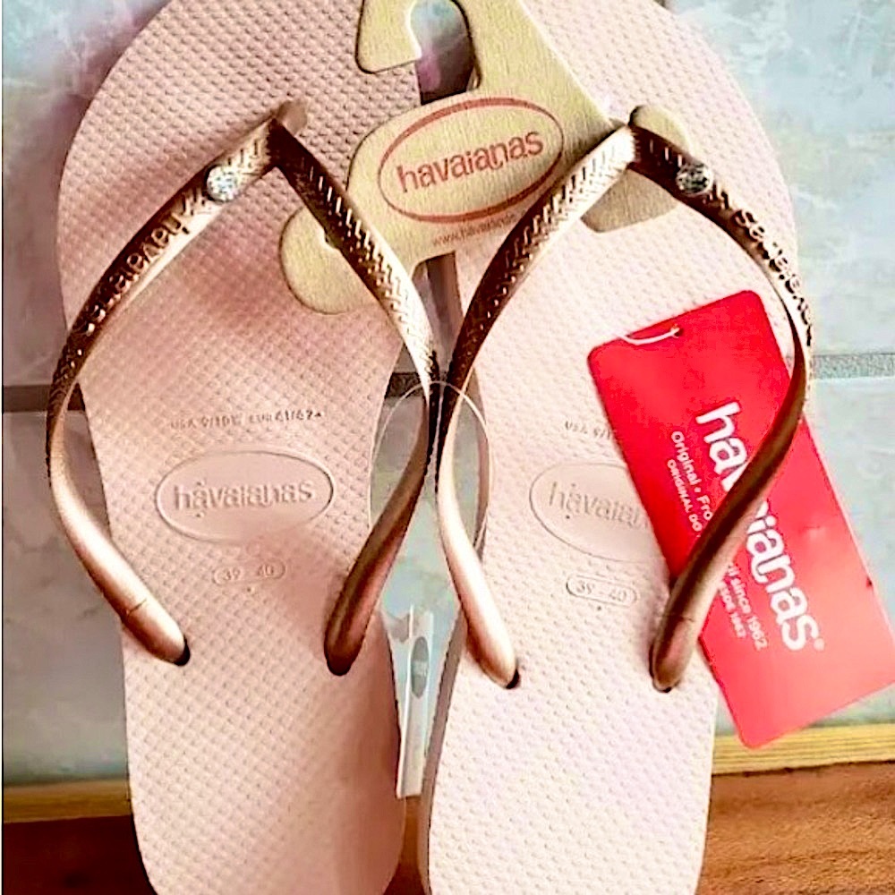 Havaiana Flip Flops with Swarovski Crystal
